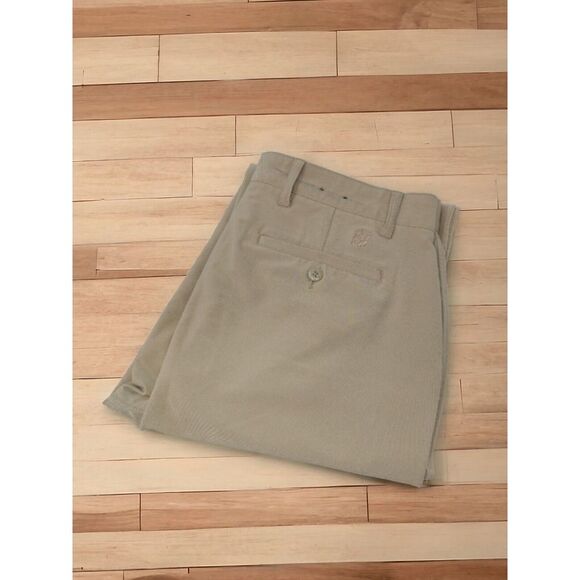 FootJoy Golf Pants Men‎ 34 Beige Stretch Tour Performance Khaki Straight Leg FJ - Picture 1 of 14